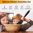 thumbnail image 4 of Juego de utensilios de cocina: 2 piezas de utensilios de cocina, juego de utensilios de cocina de silicona resistente al calor, 4 of 5