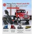 thumbnail image 2 of 315-5502 315-5503 Heavy Duty Hood Latch Kit LH/RH for Kenworth T170, T270, T330, T370, T660, 2 of 5