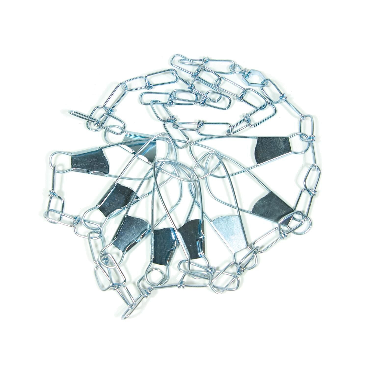 Eagle Claw Q04300-005 Stringer, 46", 9 Snap Chain Stringer, Nickel