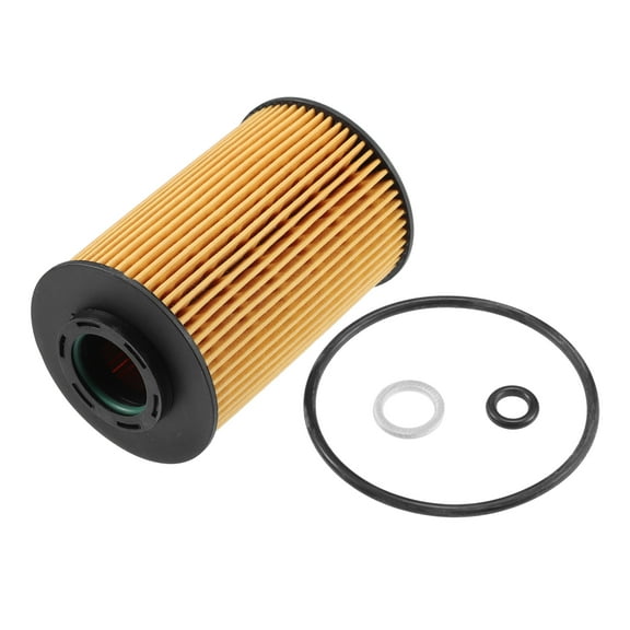 Unique Bargains 1 Set Engine Oil Filter for Kia Sedona 2008-2010 Plastic with Gasket No.263203C250 Yellow