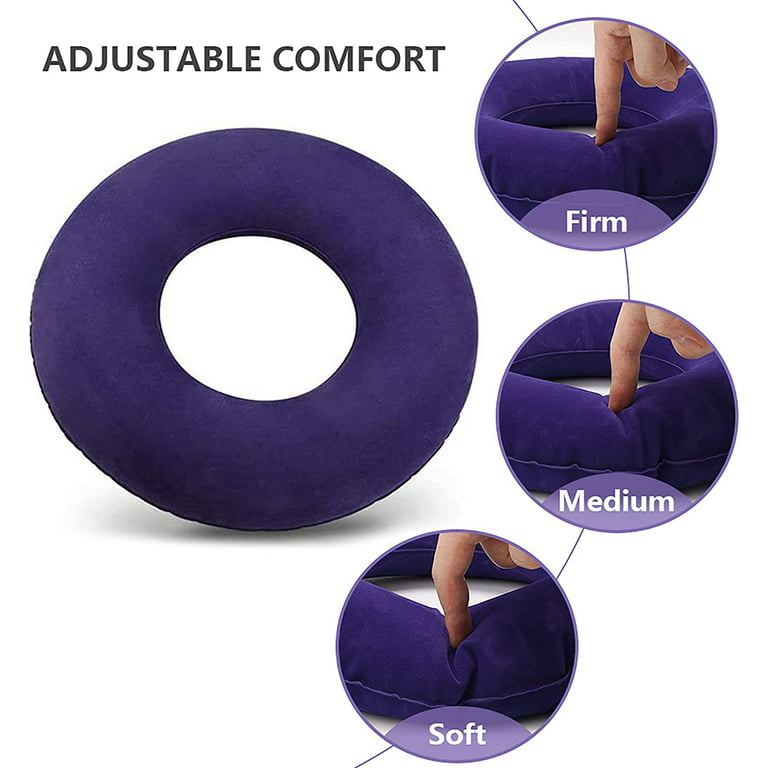 TUAKIMCE Hemorrhoid Donut Seat, Inflatable Ring Donut Cushion