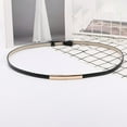 thumbnail image 3 of Eoperou Faux Leather Women Belt - Adjustable Thin Design Snap Button Waistband Decorative Dress Belt Garment Accessories, 3 of 8