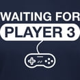 thumbnail image 3 of CafePress - Waiting For Player 3 T Shirt - Women's Traditional Fit Dark T-Shirt, 3 of 4