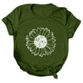 thumbnail image 1 of PENGXIANG T-Shirt Décontracté à Manches Courtes Col Rond Ample pour Femmes, 1 of 5