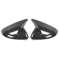 thumbnail image 1 of Par de tapas protectoras para espejo retrovisor, estilo de bocina, aptos para MK7/MK7.5 GTD R 2013-2020, estilo de fibra de carbono Jadeshay A, 1 of 8
