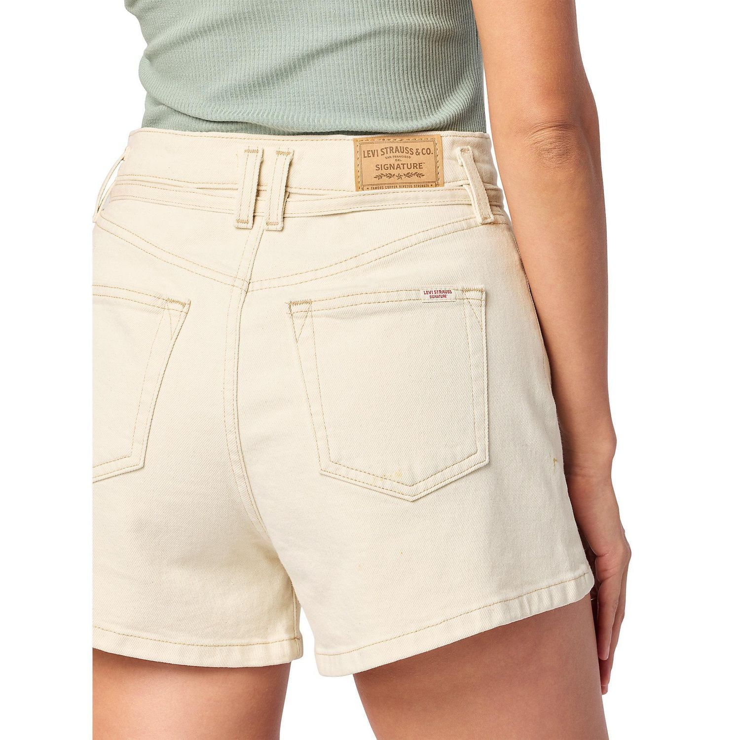 Short ceinturé ligne A ancien pour femme Levi Strauss SignatureMC (En ligne seulement)