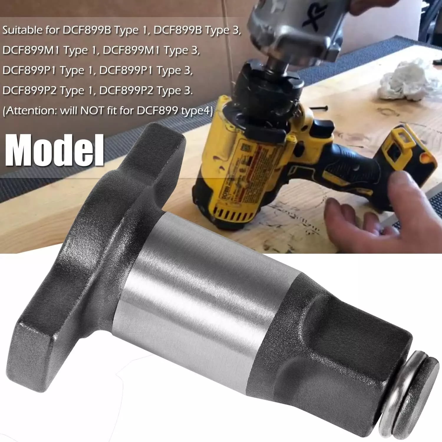 For 18V 20V MAX DCF899HB Impact Wrench Anvil Assembly 1/2''