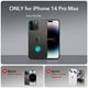 thumbnail image 2 of Funda ESR para iPhone 14 Pro Max con soporte MagSafe Clear Black, 2 of 8