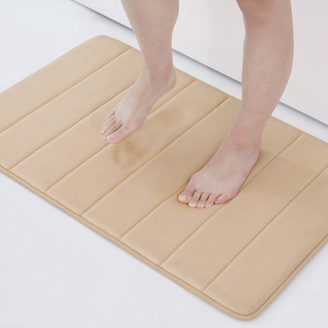 Alfombra de baño absorbente Homaxy, alfombra de ducha antideslizante, espuma viscoelástica suave, alfombra para suelo de cocina, almohadilla de terciopelo Coral, decoración del hogar261CMx178CM Deng Xun unisex