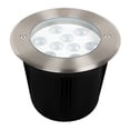 thumbnail image 1 of Estevez Luminario LED SPIRAL Empotrable en Piso, 9 Watts, 3000K Acero Inoxidable, Protección IP67, Ø171mm, 1 of 8