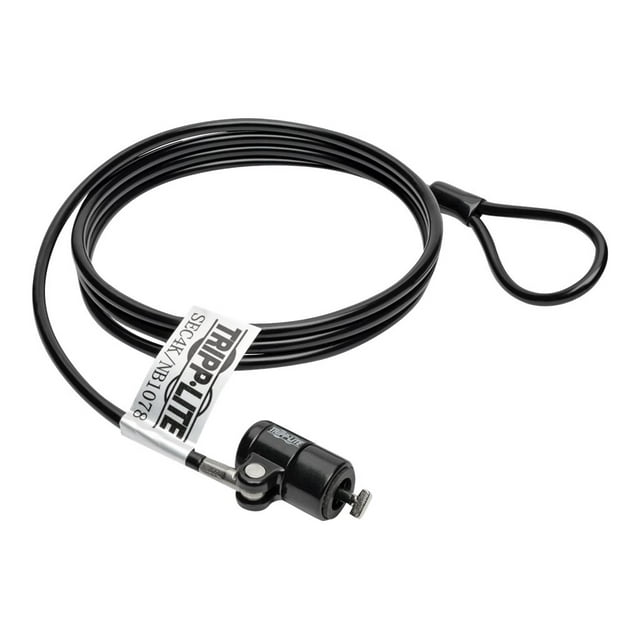 Tripp Lite Laptop Security Lock Keyed Theft Deterrent Cable 4ft 4' - Security cable lock - 4 ft