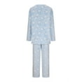 thumbnail image 2 of Fall Travel Outfits for Women New Two Piece Fleece Pajamas Sets for Women Cute Heart Print Sleepwear Comfy Flannel Soft Pjs Loungewear Outfits Light Blue XL, 2 of 4