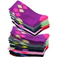 thumbnail image 7 of ToBeInStyle Women's Pack of 6 Fashion Printed Crew Sock - Edge Argyle, 7 of 7