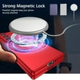 thumbnail image 2 of Magnetic Case for Samsung Galaxy Z Fold 6 Case with Kickstand & Ring Holder, [Compatible with MagSafe Charging] Slim Ultra PC Back Scratch-Resistant Military Grade Shockproof Case, Red, 2 of 14