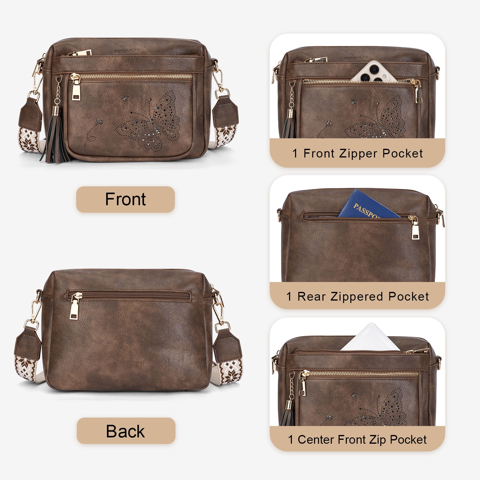 【Meaningful Gift Keepsake】APHISON Fashion Small Crossbody Bags for Women Shoulder Bag, Ladies Classic Handbags Cute Shoulder Bag Clutch Handbag