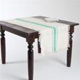thumbnail image 1 of Saro Lifestyle JU190.SE2070B 20 x 70 in. Rectangular Striped Design Jute Table Runner - Sea Green, 1 of 1