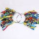 thumbnail image 3 of Pendientes de moda para mujer, pendientes hechos a mano con borlas, pendientes estampados de Ankara, fuente, 3 of 5