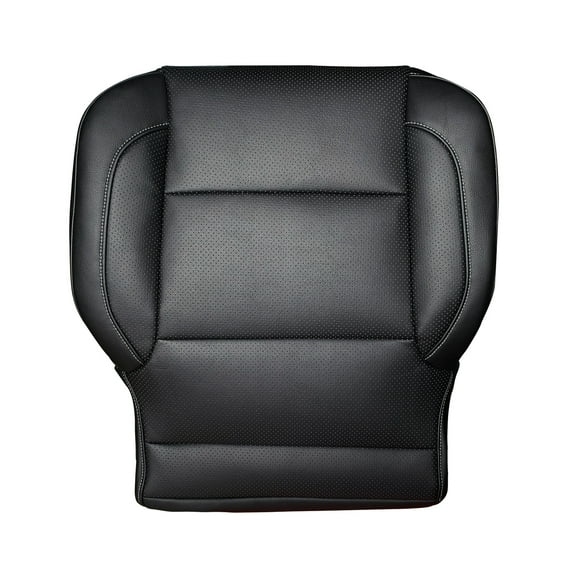Driver Side Bottom Leather Seat Cover for Chevrolet Silverado LTZ 2014-2019 Replaces FRSD0307DBGL for Seat Protection and Comfort