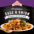 thumbnail image 3 of Brownberry Premium Sage & Onion Cubed Bread Stuffing, 12 oz, Turkey Stuffing Mix, Bag, 3 of 8