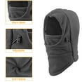 thumbnail image 2 of Herrnalise Winter Women Windproof Outdoor Warm Protection Ear Scarf Hat Knit Splicing Cap, 2 of 2