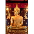 thumbnail image 2 of Haseltine, Tom 23x32 Gold Ornate Wood Framed with Double Matting Museum Art Print Titled - Thailand Golden Buddha, 2 of 4