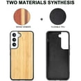 thumbnail image 5 of Solid Wood Case for Samsung Galaxy S22 Plus, Luxurious Natural Wood Slim Case with Drop Tested Shockproof Bumper and Camera Lens Protection Cover for Samsung Galaxy S22 Plus, MW Bamboo, 5 of 16