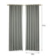 thumbnail image 4 of Cortinas opacas para dormitorio Cortinas de habitación con aislamiento de ojales para sala de estar juego de 2 paneles, 4 of 8