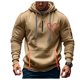 thumbnail image 1 of Sudadera con capucha para hombre, estilo casual, deportivo, de color liso, con cremallera y bolsillo, de manga larga, de poliéster., 1 of 3