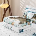 thumbnail image 6 of Homewish Lovely Shiba Inu Zipper Twin Comforter Sets with Fitted Sheet and 2 Pillowcases,Coastal Zipper Bedding Set,Dog Theme Decor,Reversible,4pcs, 6 of 8