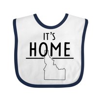Inktastic It's Home- State of Idaho Outline Boys or Girls Baby Bib