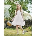 thumbnail image 4 of Arshiner Girls Tulle Dress Summer Communion Flower Girls Bridesmaid Party Tween, 4 of 7