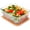9×7inches, variant on 1.1QT Square Glass Baking Dish with Lid, 6×6 inches Deep Small Baking Dish with Lid, Square Glass Baking Dishes for Oven
