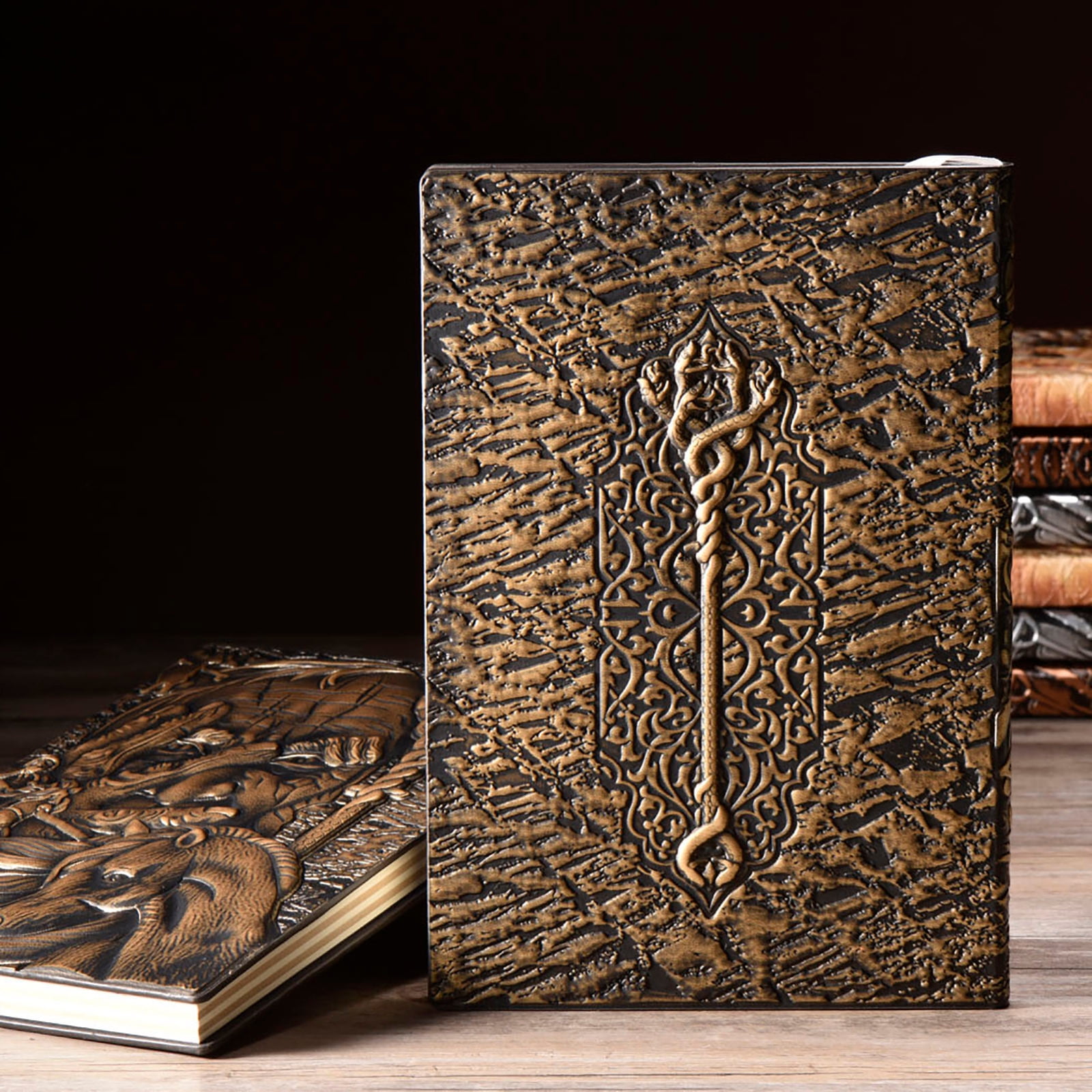 Embossed Magician Notebook European-Style Notepad Three-Dimensional A5 Diary 100 Pages