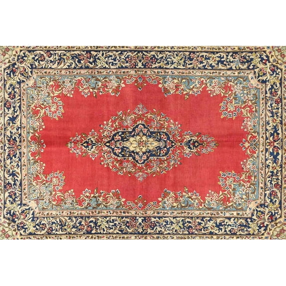 Ahgly Company Indoor Rectangle Traditional Red Persian Area Rugs, 2' x 3'