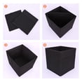 thumbnail image 3 of Unique Bargains Fabric Storage Cube Storage Bin Storage Basket Black 15*13*13in, 3 of 6