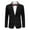 Black, variant on Mens Floral Tuxedo Suit Jacket Stylish Dinner Blazer Jackets for Wedding Party Prom