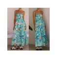 thumbnail image 2 of Gupgi Elegant Women's Long Beach Dress Sleeveless Spaghetti Strap Ruched Bust Floral Print Dress Midi Slip Dress, 2 of 8