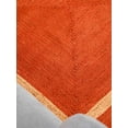 thumbnail image 5 of Rugsotic Carpets Hand Woven Jute 4'x4' Square Area Rug Contemporary Orange J00025, 5 of 8