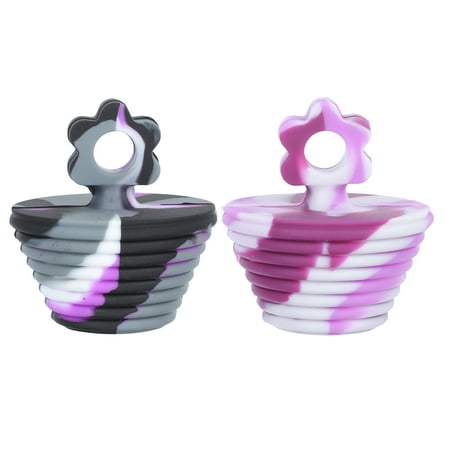 

2pcs Adorable Sink Plugs Underwater Sealing Plugs Hotel Bathroom Accessories