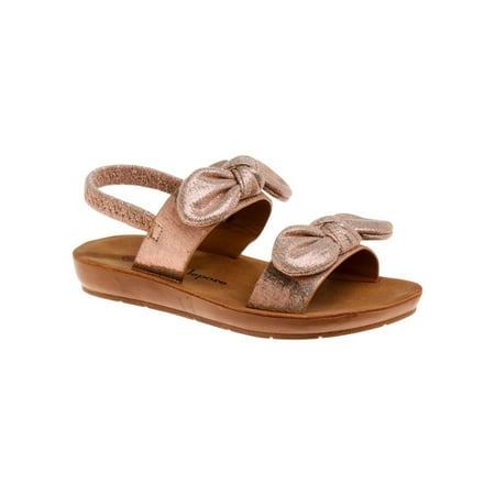 Nanette Lepore Open Toe Toddler Platform Sandals - Rose/Gold, 5