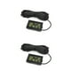 thumbnail image 4 of Methold Termómetro digital con sonda temperatura humedad LCD impermeable 5V 12V bebé baño incubadora indicador para interior negro Negro 2piezas, 4 of 6
