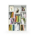 Furinno Luder 11Cube Reversible Open Shelf Bookcase, White