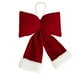 thumbnail image 1 of Lazo navideño de terciopelo para decoración Colgante de tela para árbol de Navidad Decoración para centros comerciales, 1 of 2