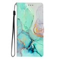 thumbnail image 4 of Nalacover Wallet Case for Samsung Galaxy A13 5G with Painting Pattern PU Leather Magnetic Kickstand Flip Folio Cover, Card Slots Holder Soft Silicone Shockproof Protective Case, Green Marble, 4 of 7