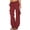 Wine, variant on Fesfesfes Women Pant Ladies Solid Pants Hippie Punk Trousers Streetwear Jogger Pocket Loose Overalls Long Pants Sale Items