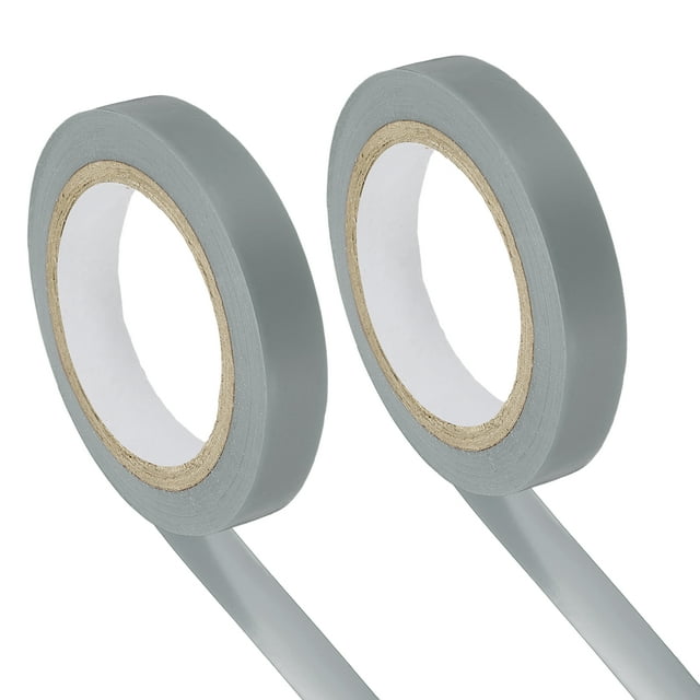 Cinta de agarre para pesca Uxcell, cintas de acabado para raquetas, accesorios para raquetas, sello adhesivo - adecuado para (tenis, bádminton, squash), 2 paquetes y 10 metros y plata