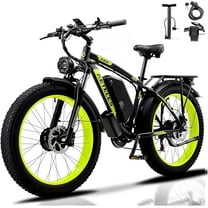 KETELES Electric Bike for Adults, Peak 4000W Dual Motor Ebike，26" Fat Tire Electric Mountain bike,  48V 23AH Removable Battery UL 2849.