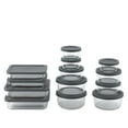 thumbnail image 1 of Mainstays 26 pcs Set Mixed Glass Food Storage  Container, 1 of 8