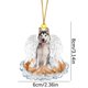 thumbnail image 3 of Ganfancp Colgante Perro Alado Nueva Joyería Árbol de Navidad Joyería Regalo de Navidad Decoración Del Hogar Rebajas Hoy Liquidación Colgante para Perro Heavenly Wings X1, 3 of 6