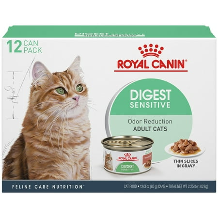 Royal Canin Digest Sensitive Thin Slices in Gravy Canned Cat Food, 3-oz, Case of (Royal Canin Kitten Food Best Price)